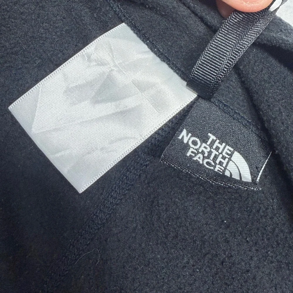 The North Face TKA 100 1/4 Zip Fleece Mens Large Black Lightweight Pullover